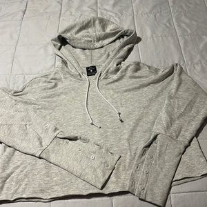 Nike Dri-fit crop top hoodie- light weight